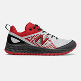 Black/Red and White Fresh Foam Velo v2 Turf / New Balance Women